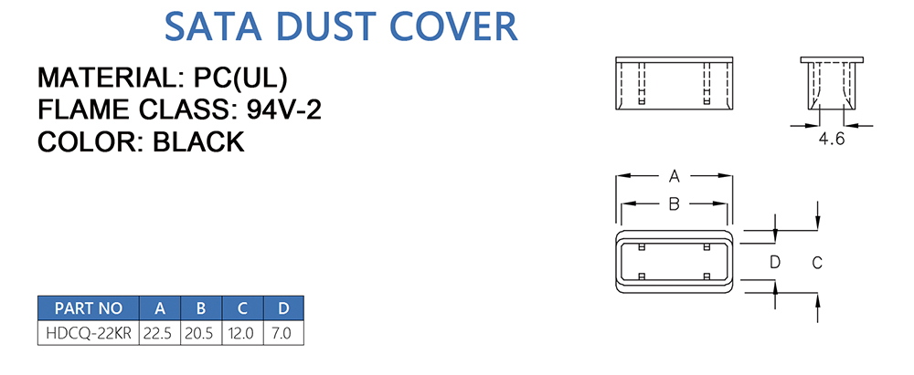 Dust cover HDCQ-22KR